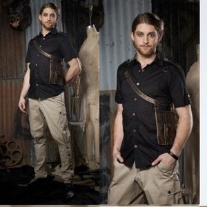 Lip Service Step Time Military Pant 28 Steampunk